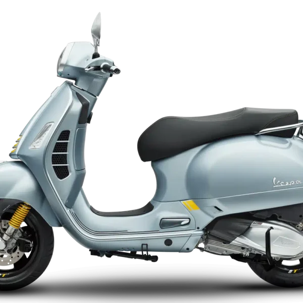 Vespa GTS 300 Super Tech Gray Delicato LH side 2022