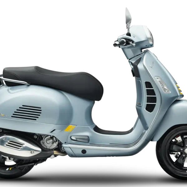 Vespa GTS 300 Super Tech Gray Delicato RH side 2022