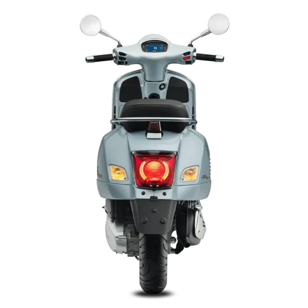 Vespa GTS 300 Super Tech Gray Delicato rear 2022