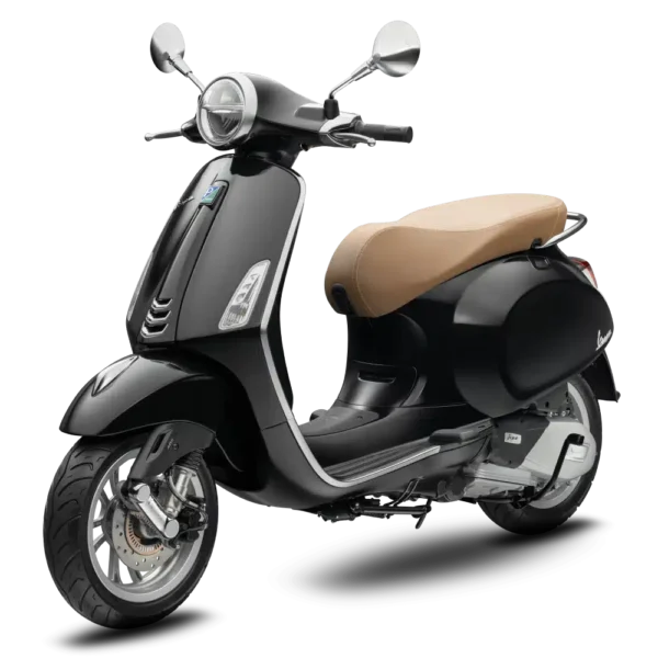 Primavera 150 ABS Black LH angle