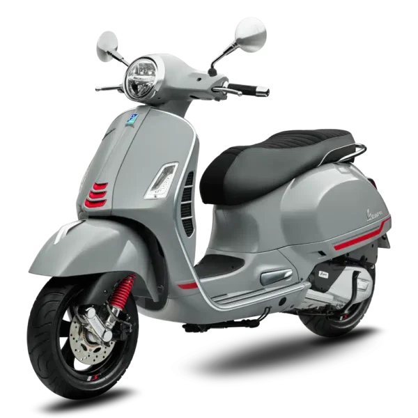 Vespa GTS 300 Super Sport Gray LH angle