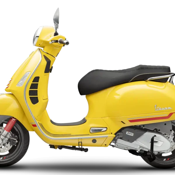 Vespa GTS 300 Super Sport Yellow LH side