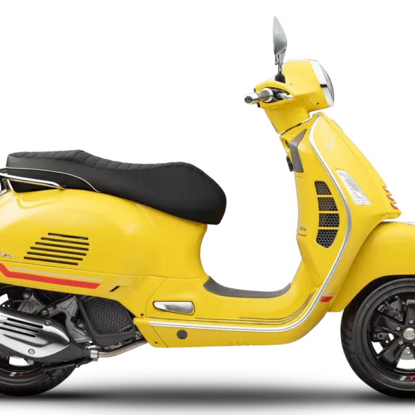 2022 Vespa GTS 300 Super Sport Yellow RH side