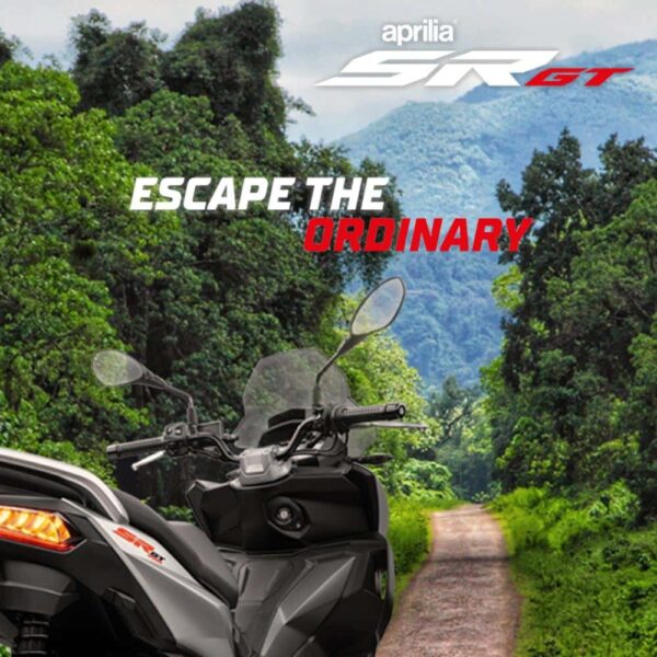 Aprilia SR GT Escape The ordinary