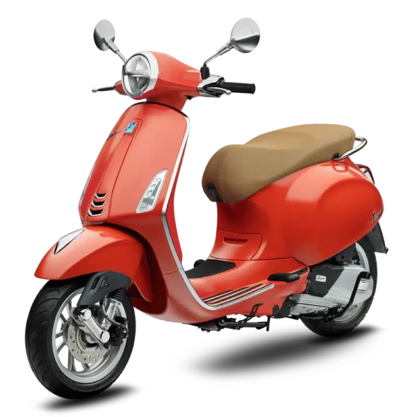 Primavera 125 i-Get Orange LH angle