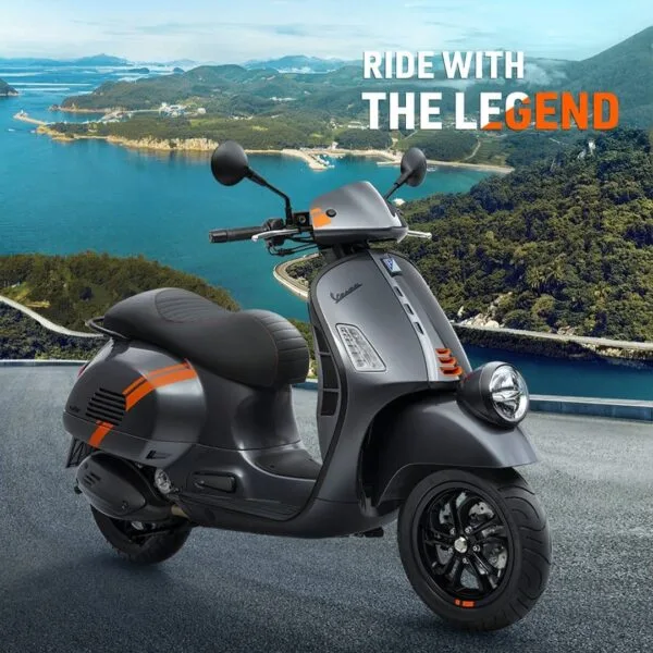 Vespa GTV 300 HPE 2024 Grey Titanio | Scooteria Sydney