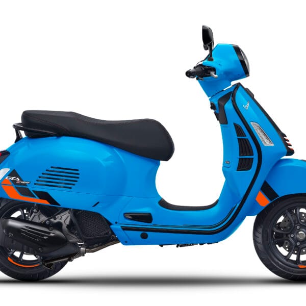 Vespa GTS Super Sport 300 2025 Blue Eclettico right side