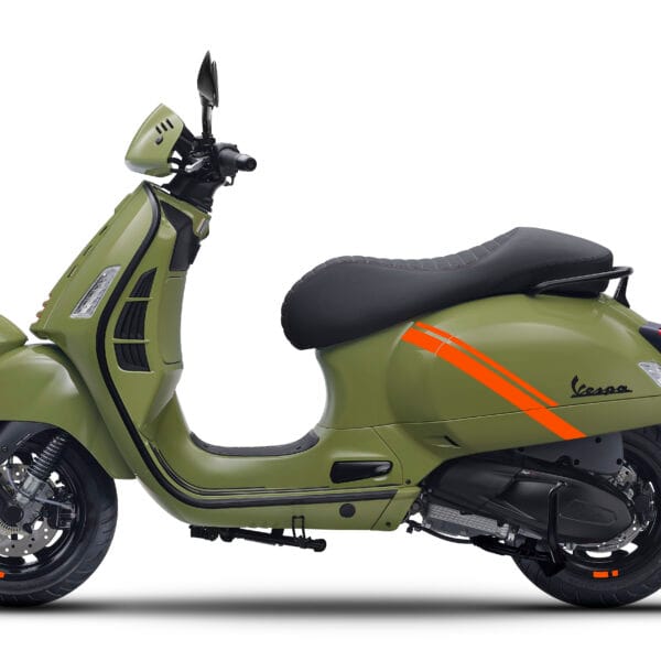 Vespa GTV 300 Green Tenace 2025 Left Side at Scooteria Sydney