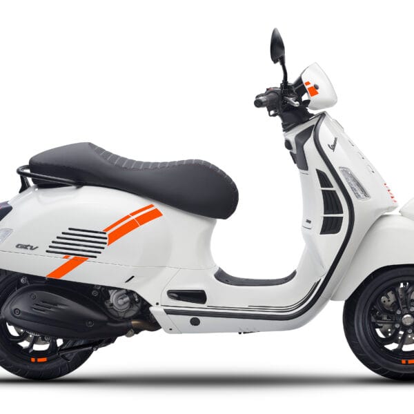 Vespa GTV 300 2025 White Bianco Innocente Right Side at Scooteria Sydney