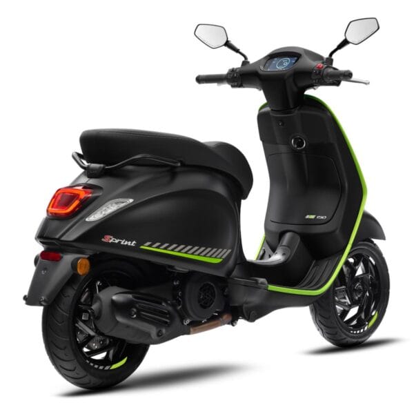 Sprint 150 Tech Matt Black Rear Right