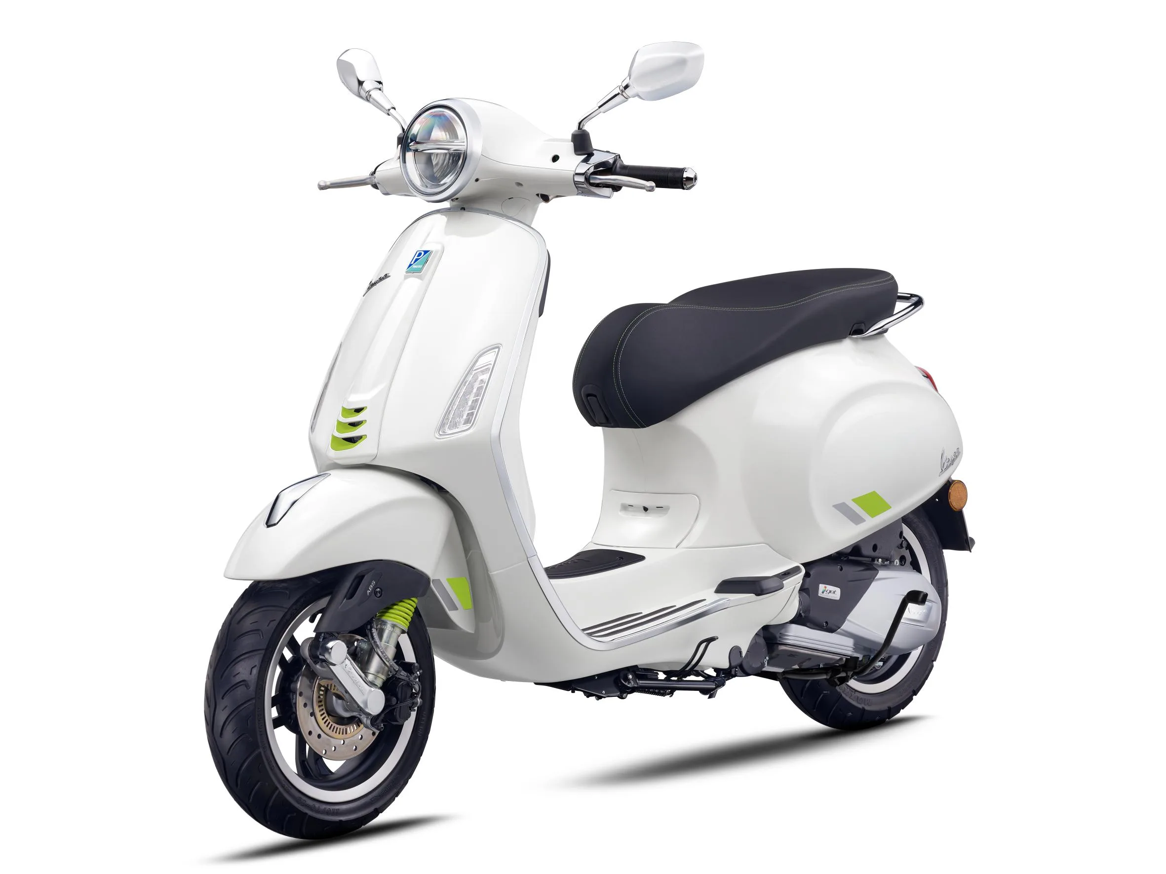 Vespa Primavera 150 Tech White Vespa Primavera 150 Tech White Bianco Innocenza at Scooteria Sydney