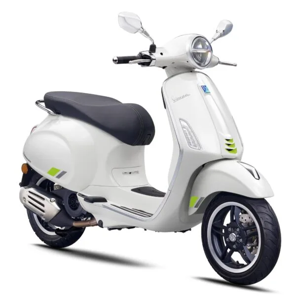 Vespa Primavera 150 Tech White Vespa Primavera 150 Tech White Bianco Innocenza at Scooteria Sydney