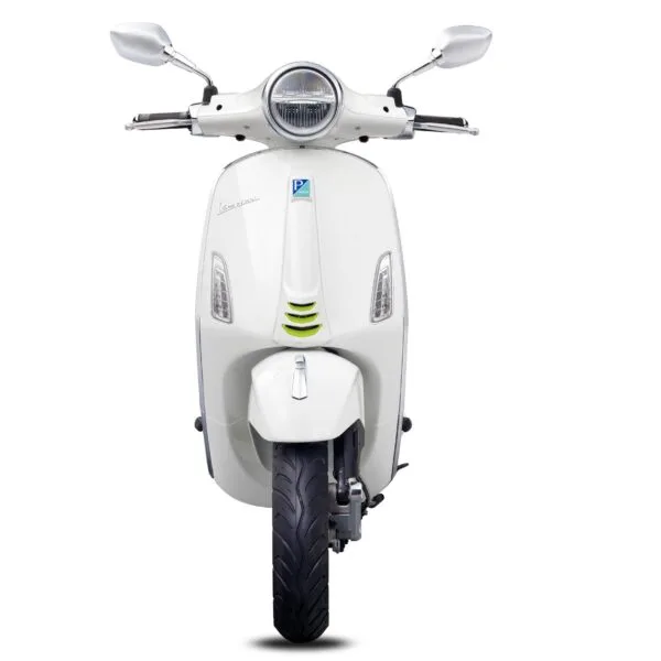 Vespa Primavera 150 Tech White Vespa Primavera 150 Tech White Bianco Innocenza at Scooteria Sydney