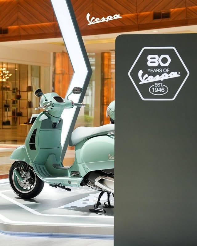 Vespa GTS300 80th anniversary 80 years since 1946