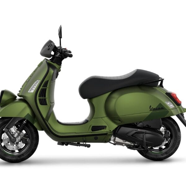 Vespa 2026 GTV 300 Verde Ribelle Green Right Side